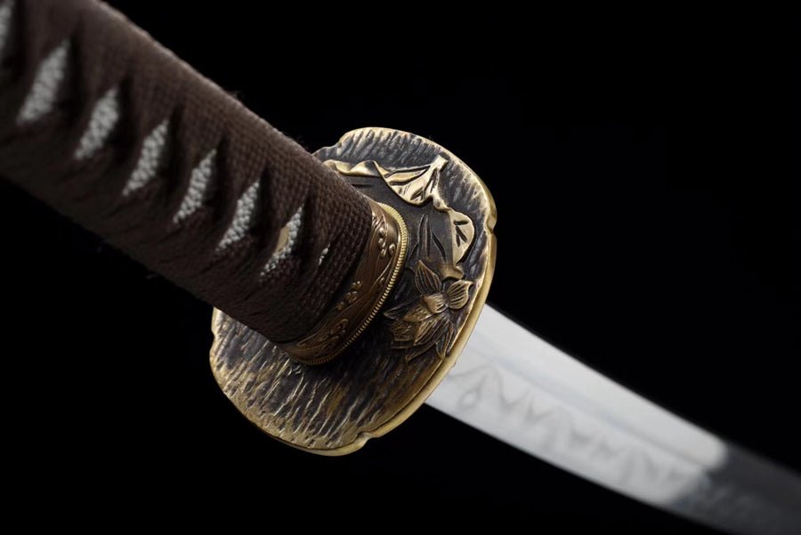 Katana Jinju T10 Clay Tempered Chrysanthemum Saya 錦菊 | KatanaSwordArt Katana For Sale 2025