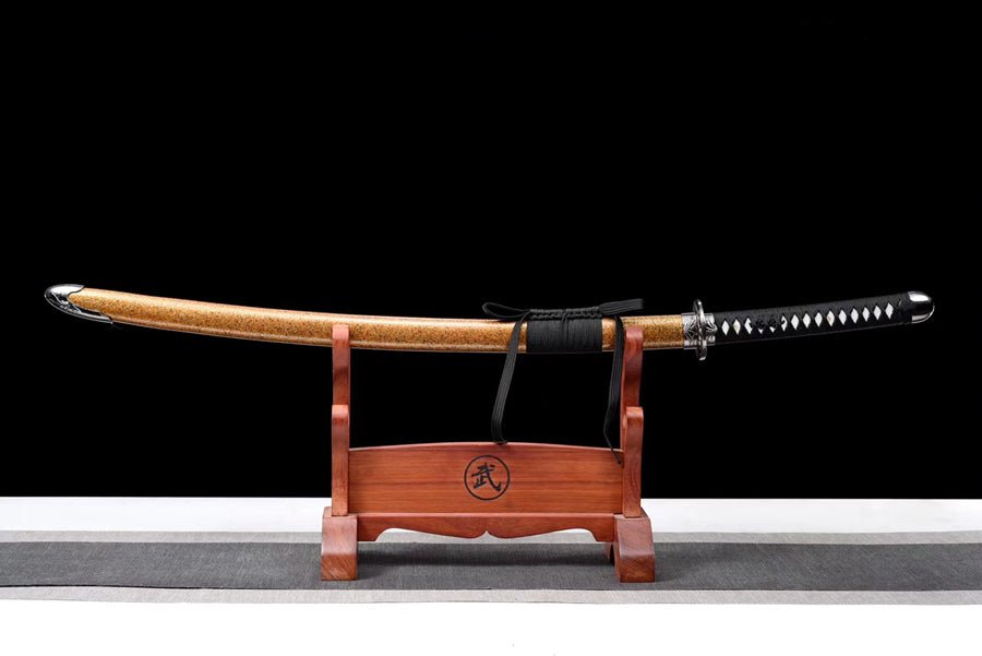 Katana Jinlan T10 Clay Tempered Orange Saya 金蘭 | KatanaSwordArt Katana For Sale 2025