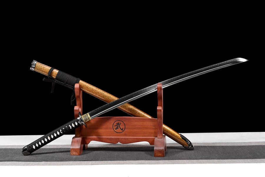 Katana Jinlan T10 Clay Tempered Orange Saya 金蘭 | KatanaSwordArt Katana For Sale 2025