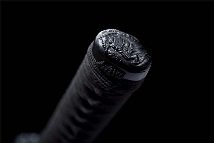 Katana LangRen Manganese Steel Black Blade 浪人 | KatanaSwordArt Katana For Sale