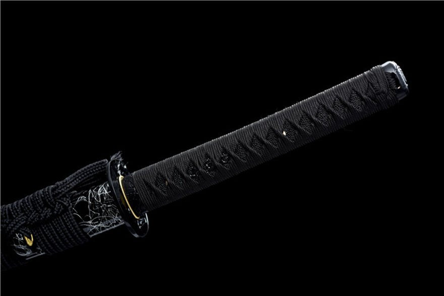 Katana LangRen Manganese Steel Black Blade 浪人 | KatanaSwordArt Katana For Sale