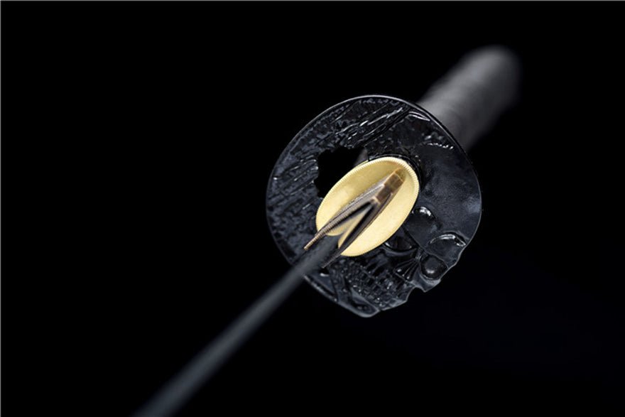 Katana LangRen Manganese Steel Black Blade 浪人 | KatanaSwordArt Katana For Sale