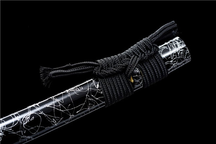 Katana LangRen Manganese Steel Black Blade 浪人 | KatanaSwordArt Katana For Sale