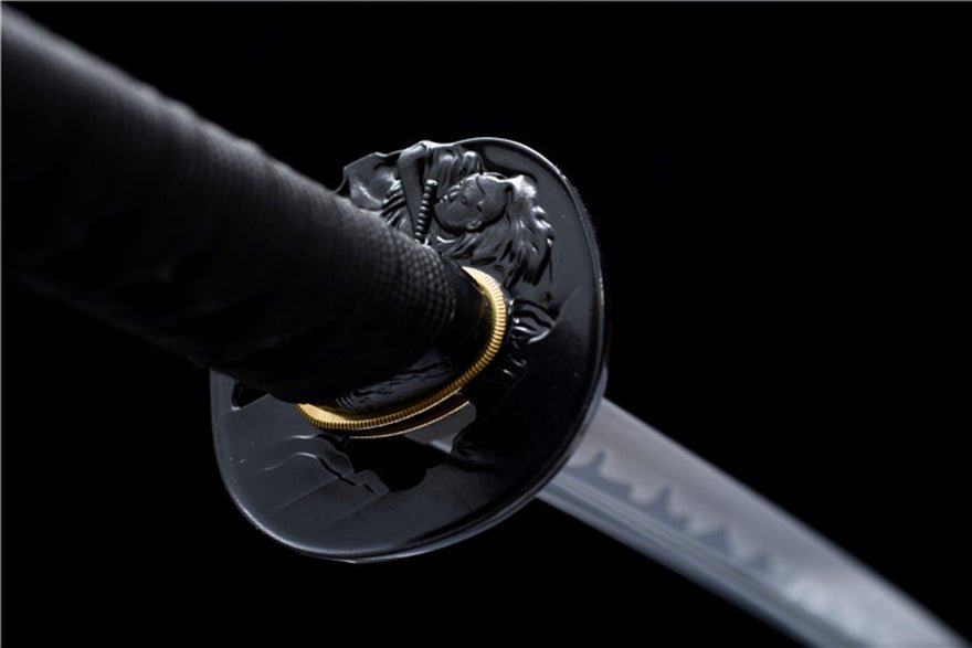 Katana LangRen Manganese Steel Black Blade 浪人 | KatanaSwordArt Katana For Sale