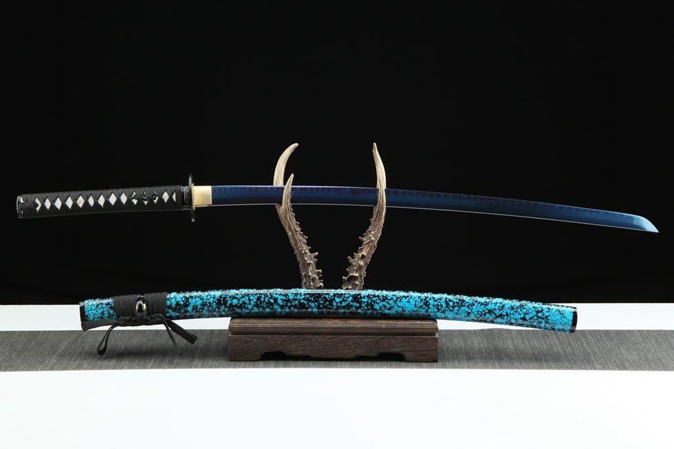 Katana Lanyuan T10 Clay Tempered Blue Blade 藍鳶 | KatanaSwordArt Katana For Sale 2025