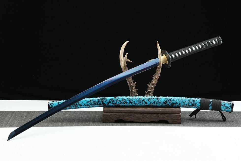 Katana Lanyuan T10 Clay Tempered Blue Blade 藍鳶 | KatanaSwordArt Katana For Sale 2025