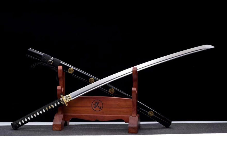 Katana Leopard Spring Steel Black Saya 金錢豹 | KatanaSwordArt Katana For Sale 2025