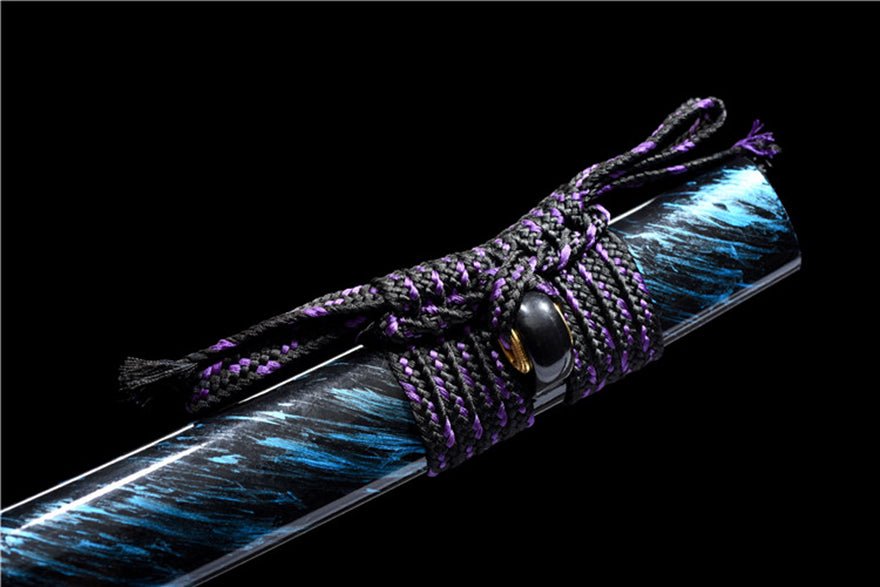 Katana LieHun T10 Clay Tempered Blue Saya 獵魂 | KatanaSwordArt Katana For Sale 2025