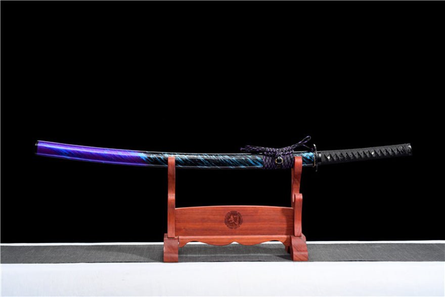 Katana LieHun T10 Clay Tempered Blue Saya 獵魂 | KatanaSwordArt Katana For Sale 2025