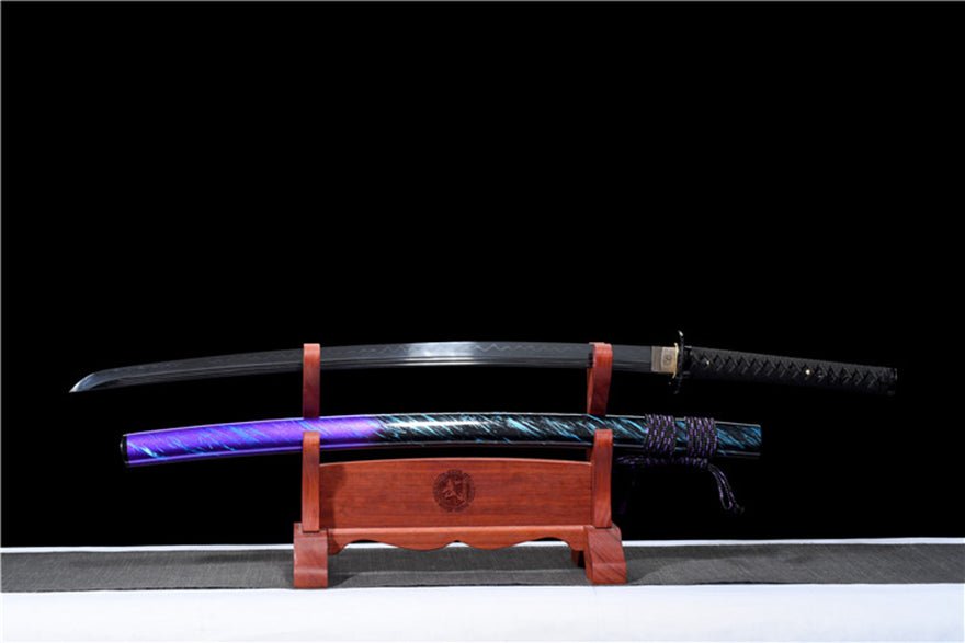 Katana LieHun T10 Clay Tempered Blue Saya 獵魂 | KatanaSwordArt Katana For Sale 2025