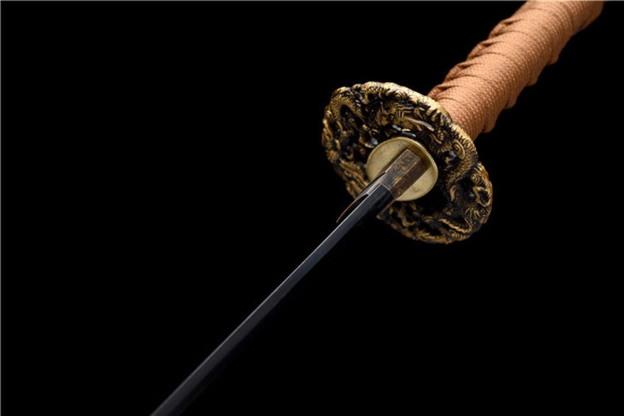 Katana Longyin T10 Clay Tempered Black Blade 龍吟 | KatanaSwordArt Katana For Sale 2025