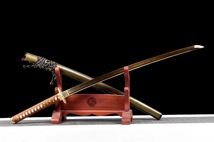 Katana Longyuan T10 Clay Tempered Golden Blade 龍淵 | KatanaSwordArt Katana For Sale 2025