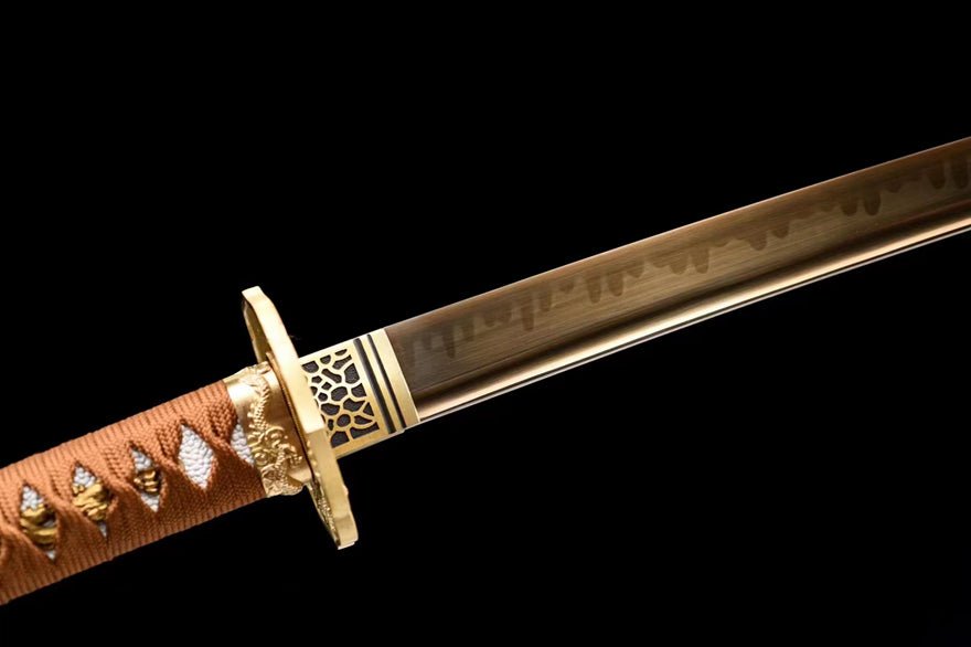 Katana Longyuan T10 Clay Tempered Golden Blade 龍淵 | KatanaSwordArt Katana For Sale 2025