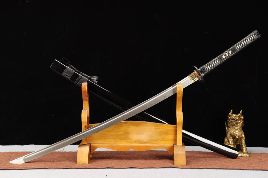 Katana Mingwang Damascus Folded Black 冥王 | KatanaSwordArt Katana For Sale 2025