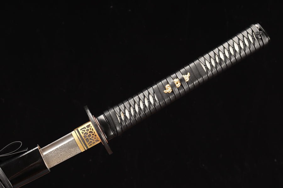Katana Mingwang Damascus Folded Black 冥王 | KatanaSwordArt Katana For Sale 2025