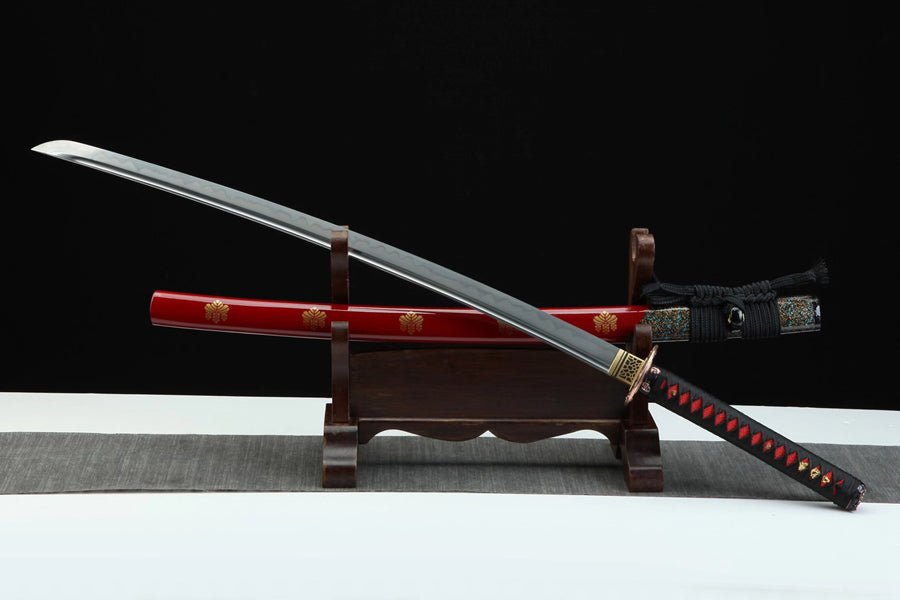 Katana Moku T10 Clay Tempered Red Saya 魔骷 | KatanaSwordArt Katana For Sale 2025