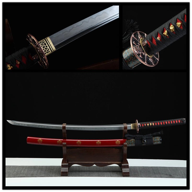Katana Moku T10 Clay Tempered Red Saya 魔骷 | KatanaSwordArt Katana For Sale 2025