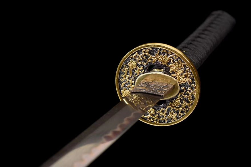 Katana Pinkish Glow T10 Clay Tempered Red Blade 紅霞 | KatanaSwordArt Katana For Sale 2025