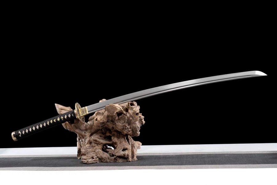 Katana Pofeng Damascus Folded Black Saya 破風 | KatanaSwordArt Katana For Sale 2025