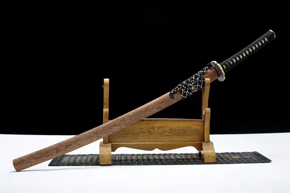 Katana Qigan Damascus Folded Clay Tempered 戚幹 | KatanaSwordArt Katana For Sale 2025