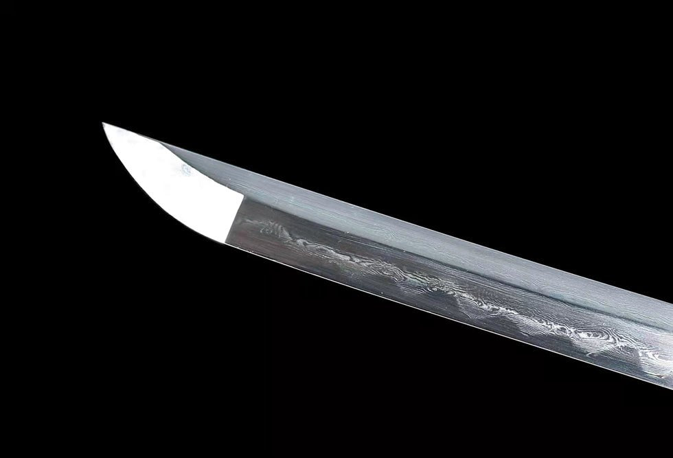 Katana Qigan Damascus Folded Clay Tempered 戚幹 | KatanaSwordArt Katana For Sale 2025