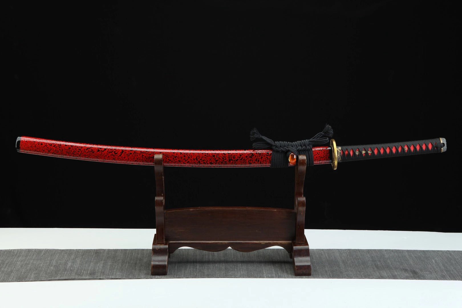 Katana Red Plum Damascus Steel Clay Tempered 梅贊 | KatanaSwordArt Katana For Sale