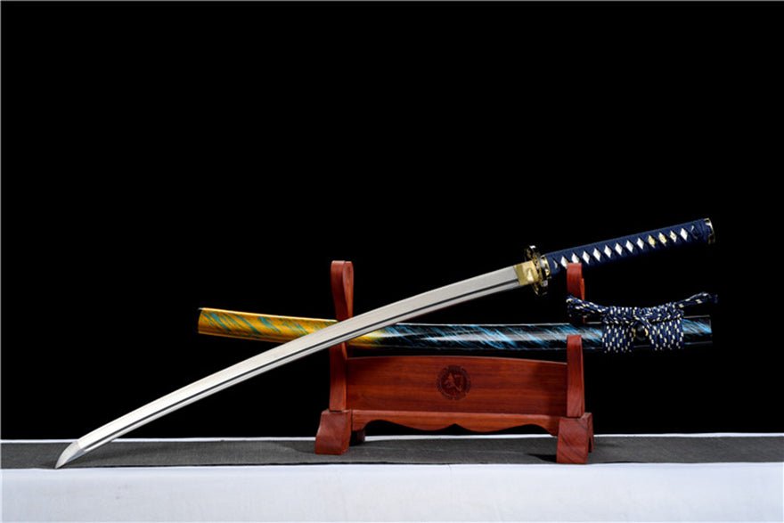 Katana Reincarnation Spring Steel Blue Saya 輪回 | KatanaSwordArt Katana For Sale