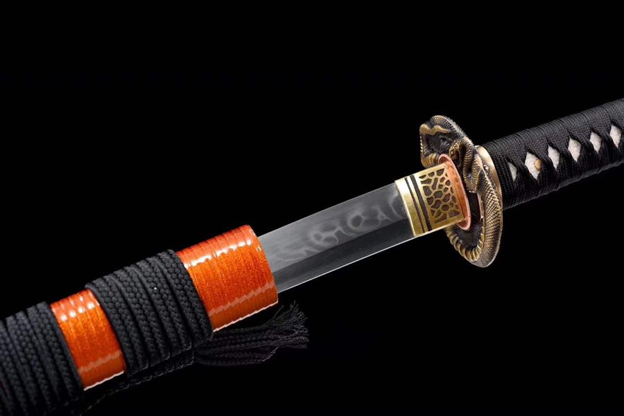 Katana Serpent T10 Clay Tempered Black Saya 大蛇 | KatanaSwordArt Katana For Sale 2025