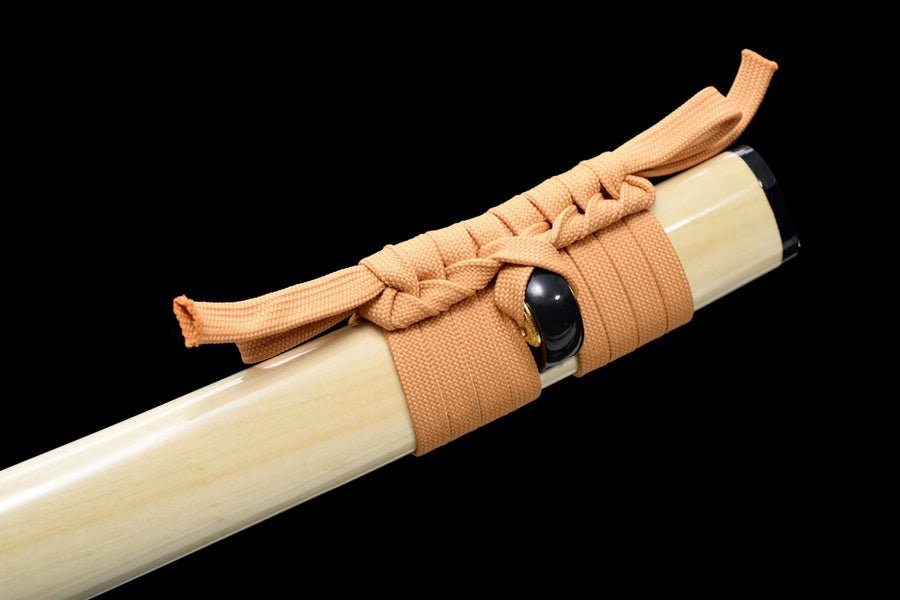 Katana Shenlong Damascus Folded Wood Saya 神龍 | KatanaSwordArt Katana For Sale
