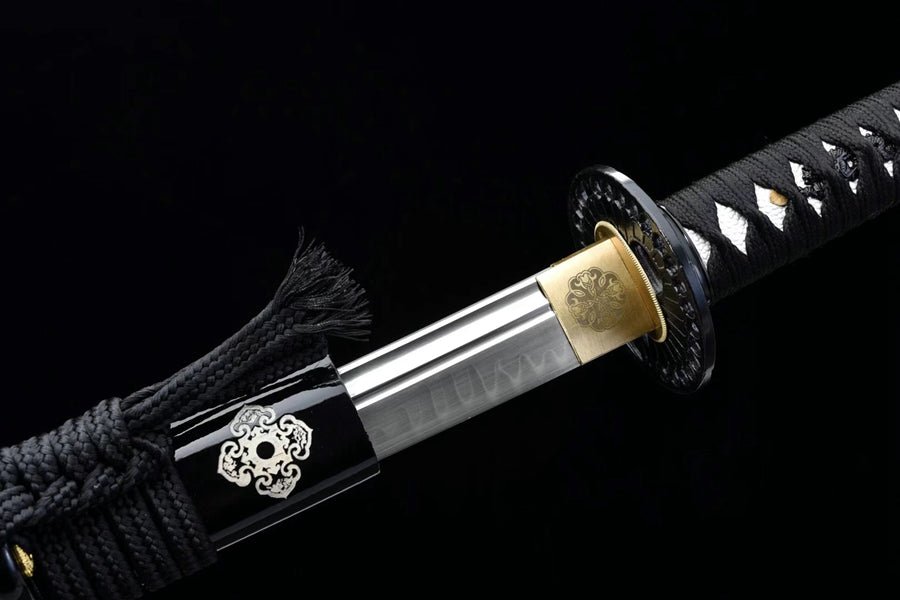 Katana Shuixinzi T10 Clay Tempered Black Saya 水心子 | KatanaSwordArt Katana For Sale