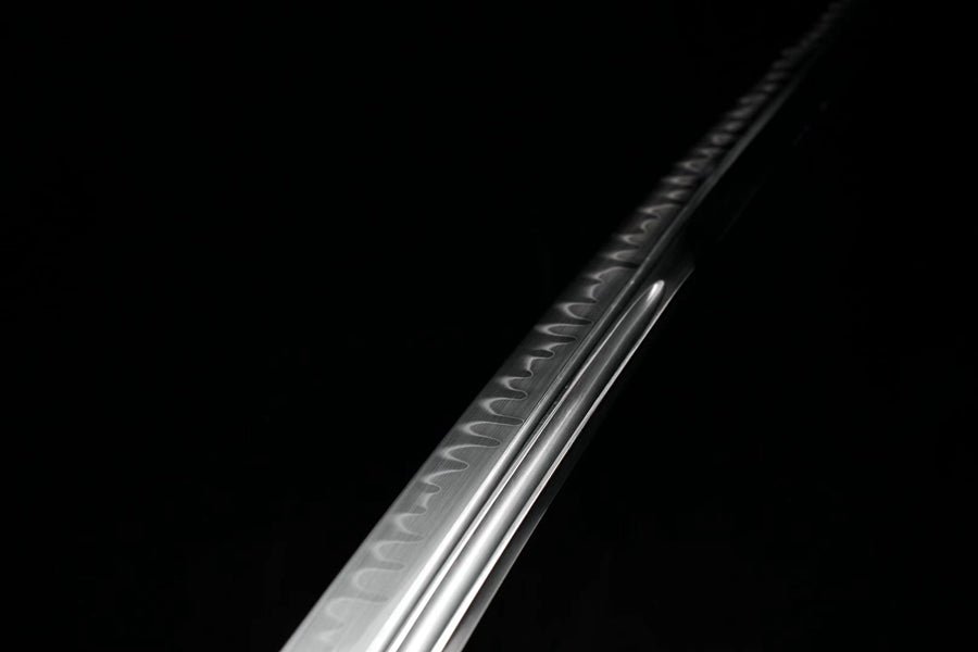 Katana Shuixinzi T10 Clay Tempered Black Saya 水心子 | KatanaSwordArt Katana For Sale