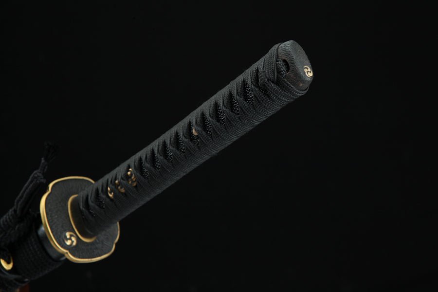 Katana Shuye T10 Clay Tempered Black Saya 樹葉 | KatanaSwordArt Katana For Sale