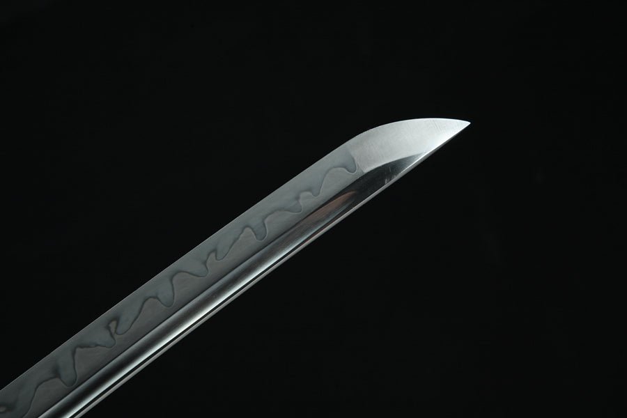 Katana Shuye T10 Clay Tempered Black Saya 樹葉 | KatanaSwordArt Katana For Sale