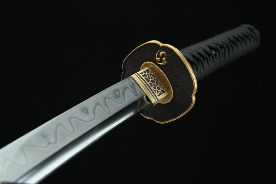 Katana Shuye T10 Clay Tempered Black Saya 樹葉 | KatanaSwordArt Katana For Sale