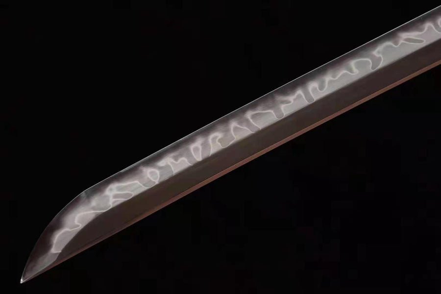 Katana Spear Dragon T10 Clay Tempered Black Saya 長槍 | KatanaSwordArt Katana For Sale 2025