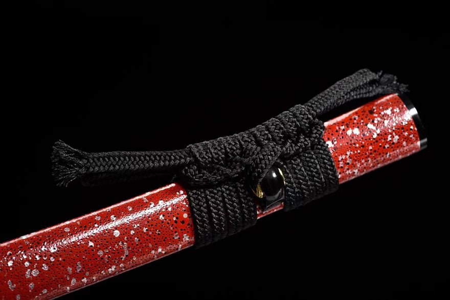 Katana Mantian Sky T10 Clay Tempered Red Saya 滿天星 | KatanaSwordArt Katana For Sale 2025