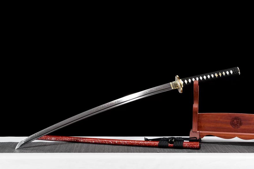 Katana Mantian Sky T10 Clay Tempered Red Saya 滿天星 | KatanaSwordArt Katana For Sale 2025
