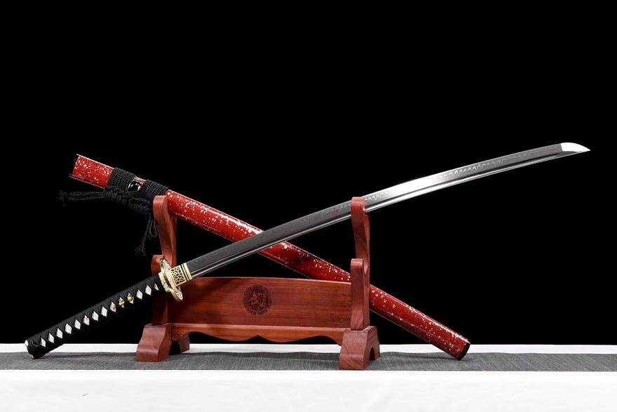Katana Mantian Sky T10 Clay Tempered Red Saya 滿天星 | KatanaSwordArt Katana For Sale 2025