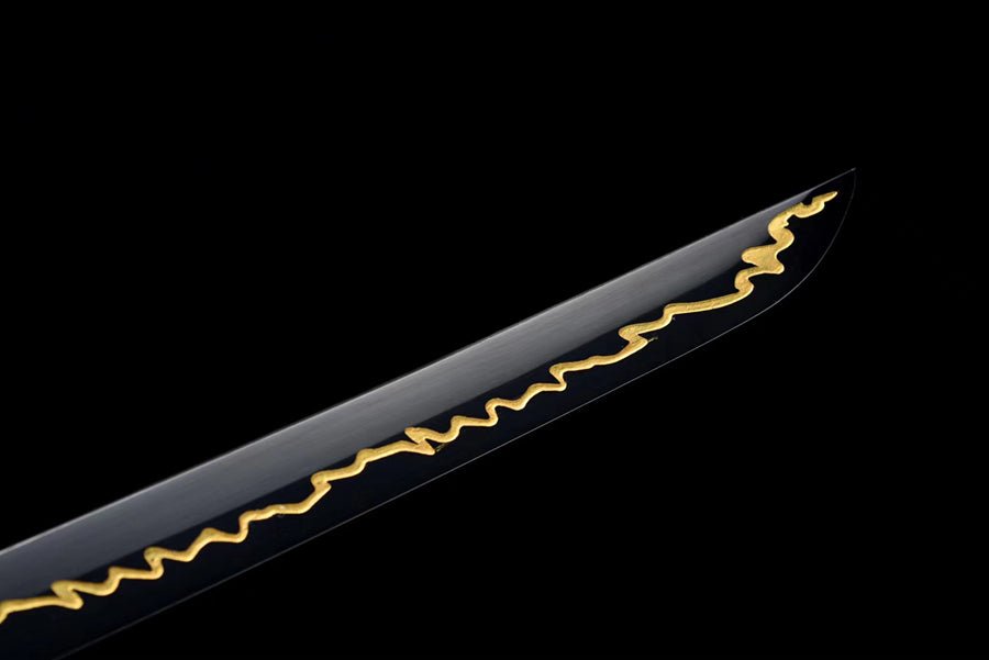 Katana Thunder Manganese Steel Black Blade 驚雷 | KatanaSwordArt Katana For Sale