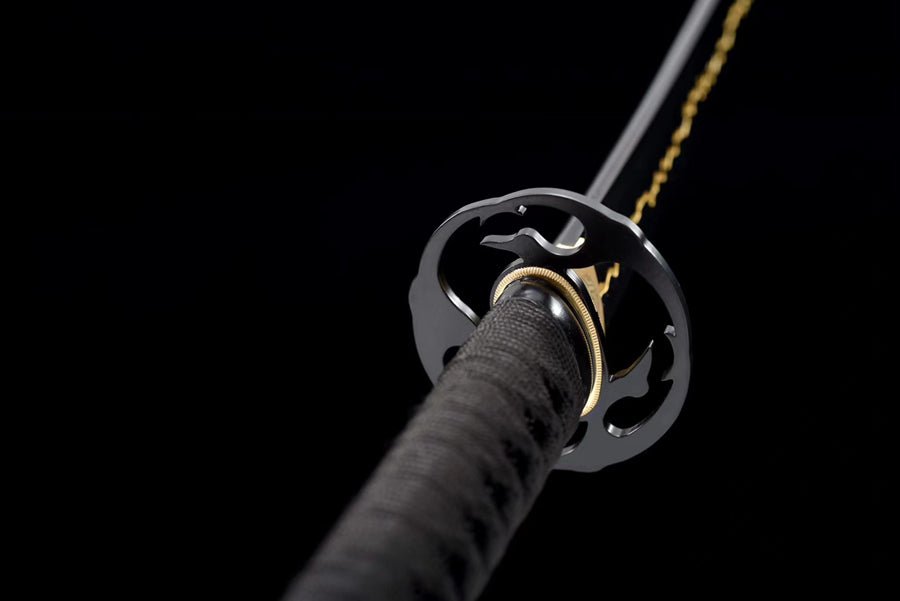 Katana Thunder Manganese Steel Black Blade 驚雷 | KatanaSwordArt Katana For Sale