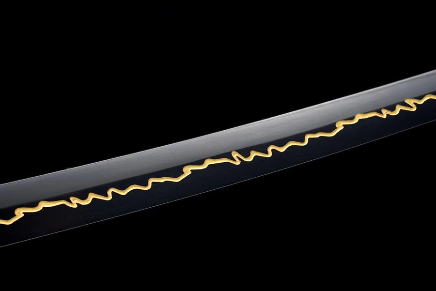 Katana Thunder Manganese Steel Black Blade 驚雷 | KatanaSwordArt Katana For Sale