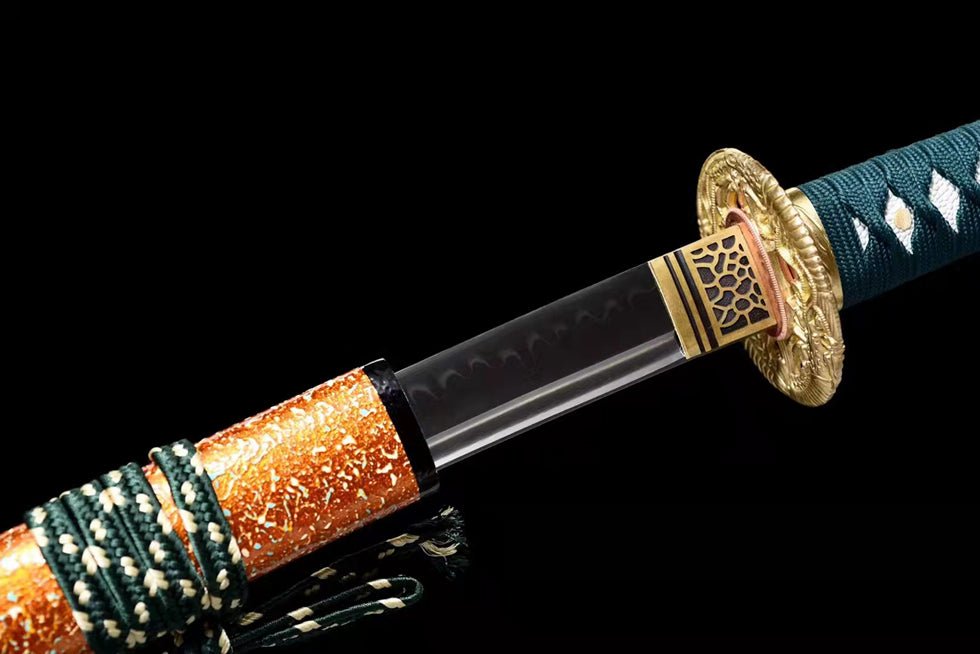 Katana Tianming T10 Clay Tempered Orange Saya 天冥 | KatanaSwordArt Katana For Sale 2025