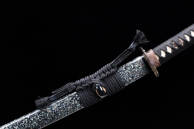 Shell Sayya REAL Katana Tiema Gomai Steel Clay Tempered Full Shell Saya 鐵馬 ...