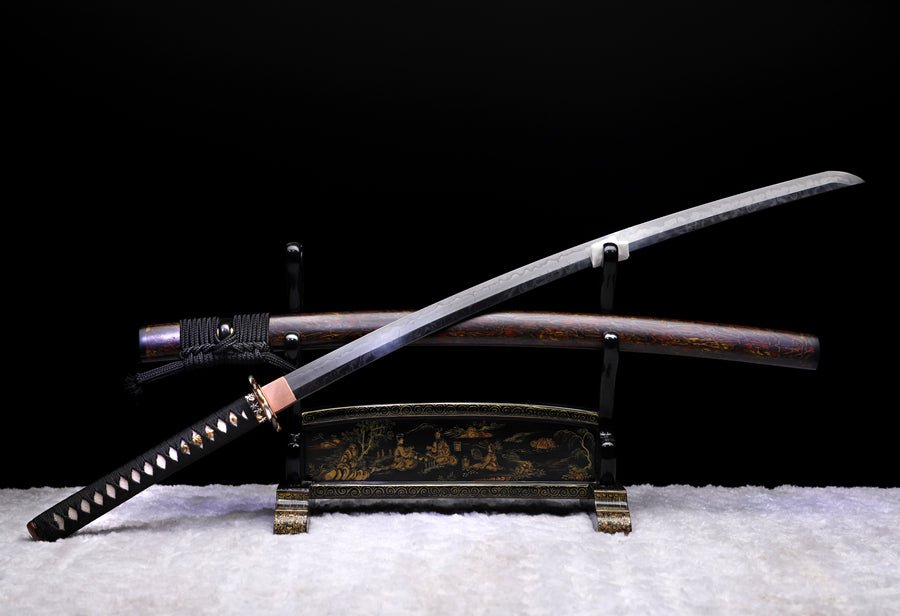 Katana Tiger Huban T10 Clay Tempered Steel Ox Horn Saya 虎斑 | KatanaSwordArt Katana For Sale 2025