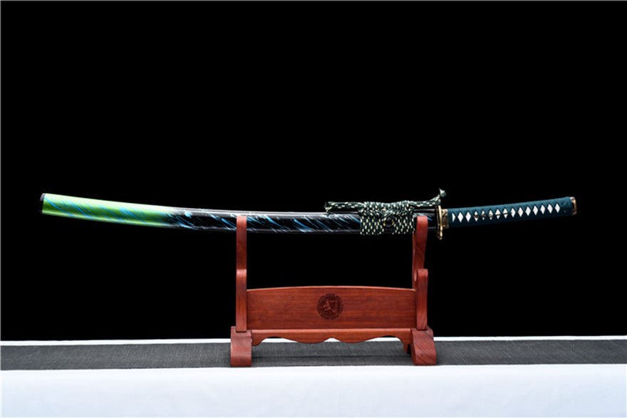 Katana Vault of Heaven Damascus Folded Steel Blue Saya 天穹 | KatanaSwordArt Katana For Sale 2025