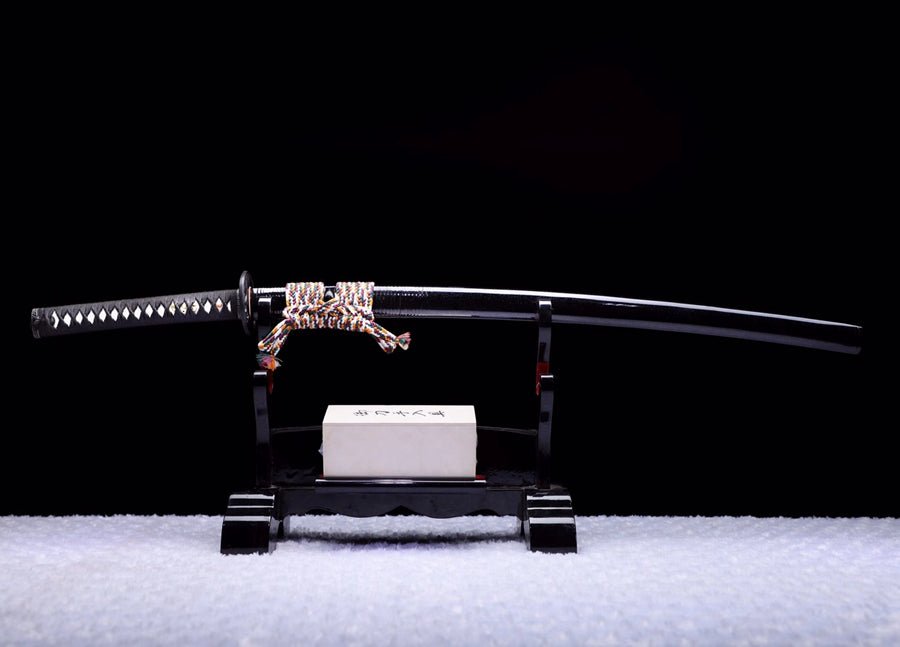 Katana Weihu Carbon Clay Tempered Steel Black Saya 威虎 | KatanaSwordArt Katana For Sale 2025