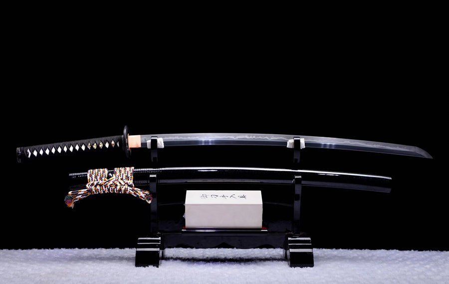 Katana Weihu Carbon Clay Tempered Steel Black Saya 威虎 | KatanaSwordArt Katana For Sale 2025