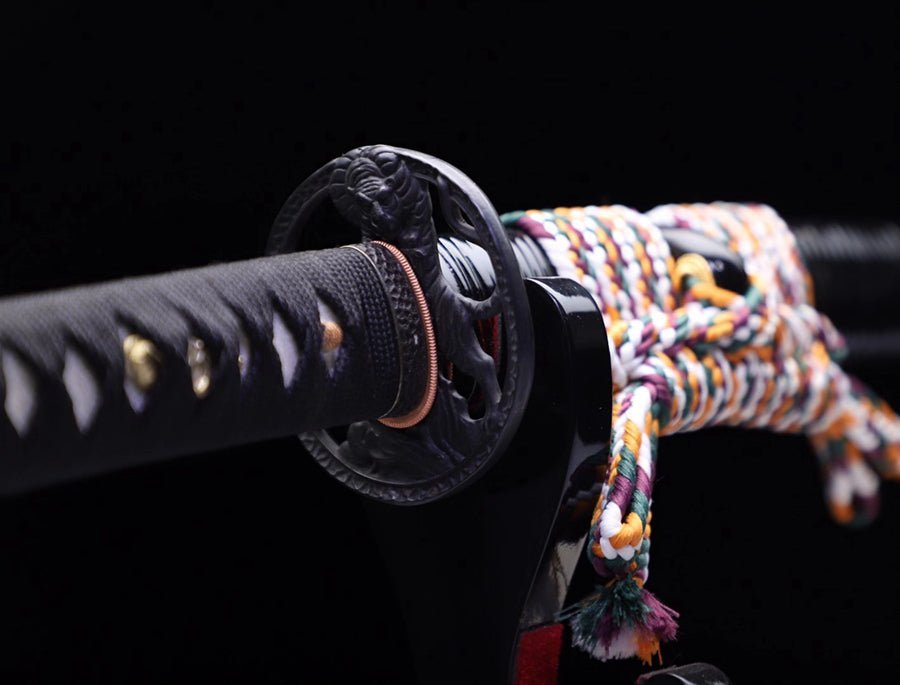 Katana Weihu Carbon Clay Tempered Steel Black Saya 威虎 | KatanaSwordArt Katana For Sale 2025