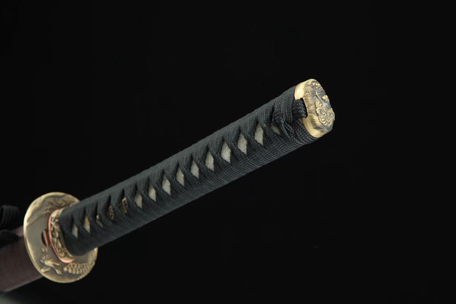 Katana Xianhe Damascus Folded Clay Tempered 仙鶴 | KatanaSwordArt Katana For Sale 2025