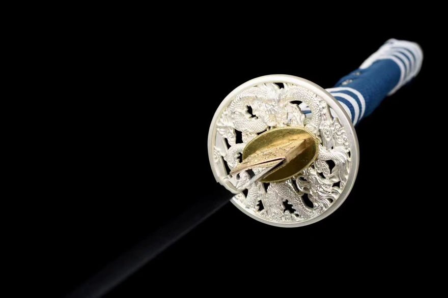 Katana Yingmei T10 Clay Tempered Blue Saya 影魅 | KatanaSwordArt Katana For Sale 2025